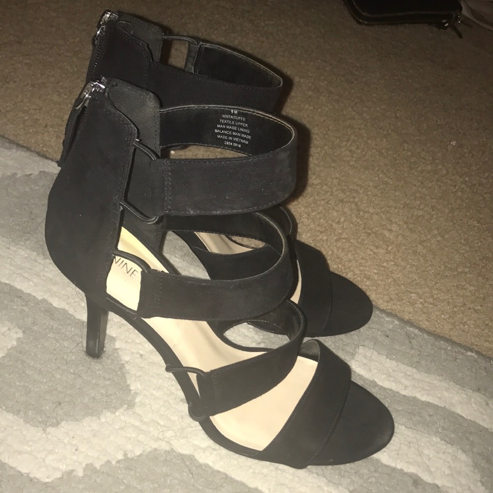 Beautiful black Nine West heels